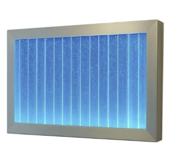 SS Wall mounted water bubble wall-Horizontal alignment